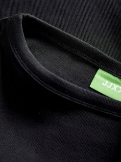 JJXX Shirts*JXFIFI STR 3/4 BOATNECK TOP JRS NOOS Black