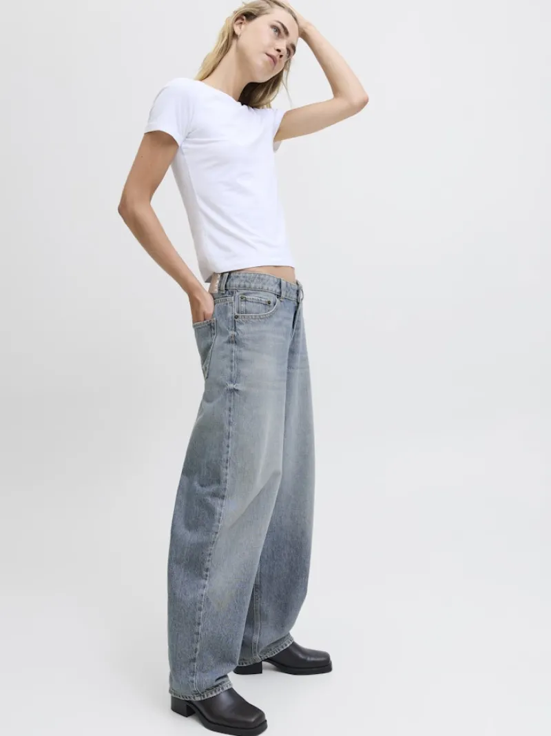 JJXX Jeans*JXFUJI BARREL MW JEANS R251 DNM NOOS Medium Blue Denim