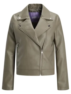 JJXX Jacken*JXGAIL FAUX LEATHER BIKER JACKET NOOS Brindle