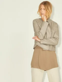 JJXX Jacken*JXGAIL FAUX LEATHER BIKER JACKET NOOS Brindle