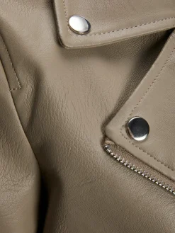 JJXX Jacken*JXGAIL FAUX LEATHER BIKER JACKET NOOS Brindle