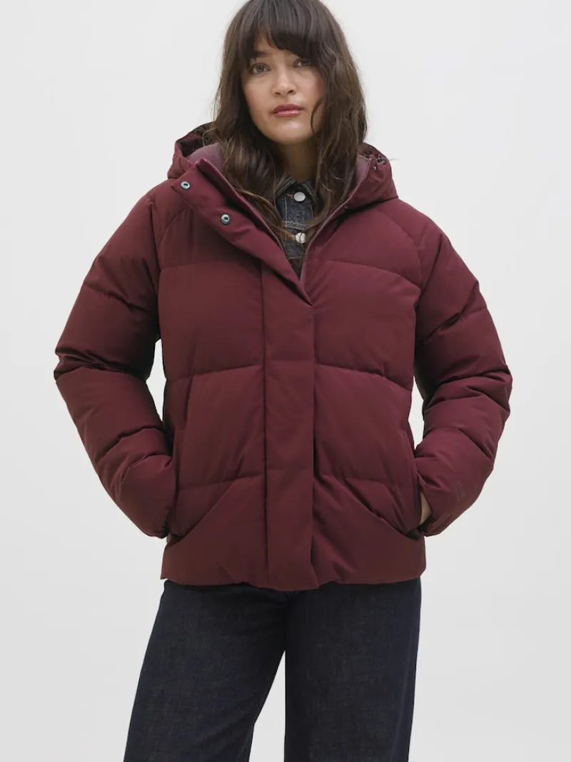 JJXX Jacken*JXGLOBAL PUFFER JACKET OTW ACT cabernet