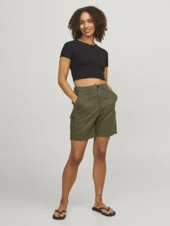 JJXX Shorts*JXHOLLY RLX CARGO HW SHORTS PNT Forest Night