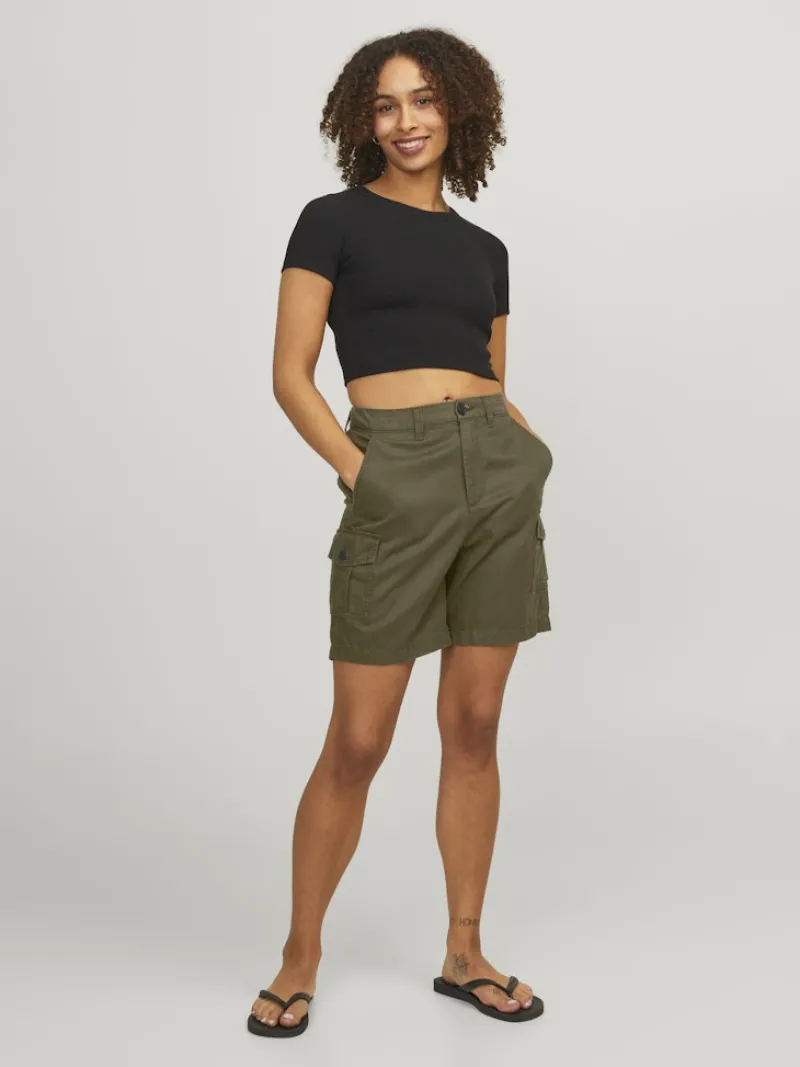JJXX Shorts*JXHOLLY RLX CARGO HW SHORTS PNT Forest Night