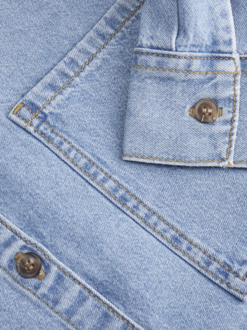 JJXX Blusen*JXJADE COMF LS SHIRT DNM Light Blue Denim