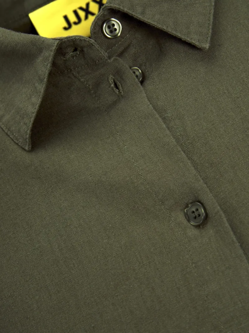 JJXX Blusen*JXJAMIE BREEZE SUMMER LS SHIRT WVN SN Dusty Olive