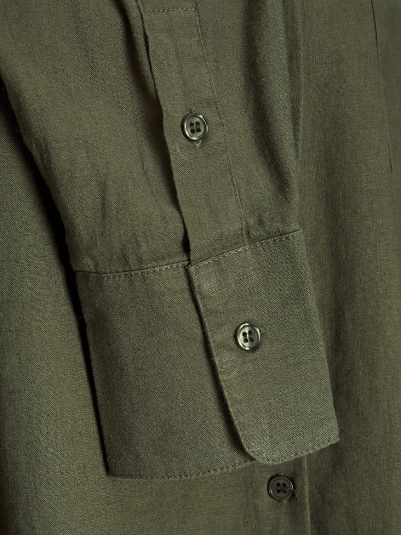 JJXX Blusen*JXJAMIE BREEZE SUMMER LS SHIRT WVN SN Dusty Olive