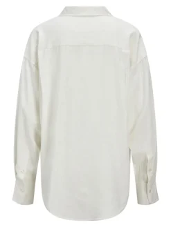 JJXX Blusen*JXJAMIE BREEZE SUMMER LS SHIRT WVN SN blanc de blanc