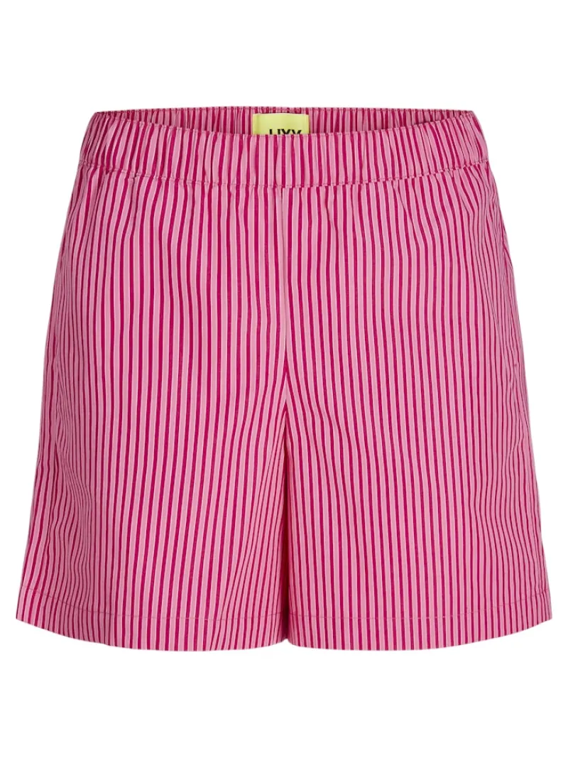 JJXX Shorts*JXJAMIE HW POPLIN SHORTS WVN cerise