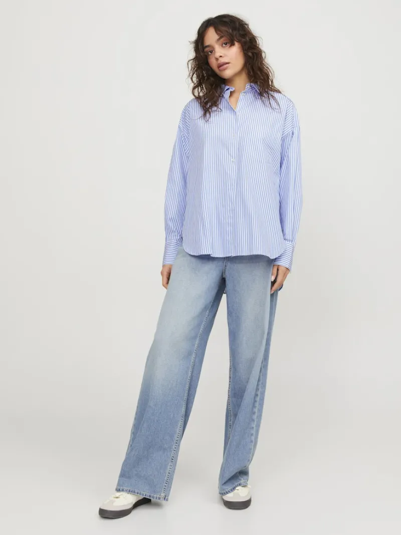 JJXX Blusen*JXJAMIE LS RELAXED POPLIN SHIRT WVN NOOS Navy Blazer