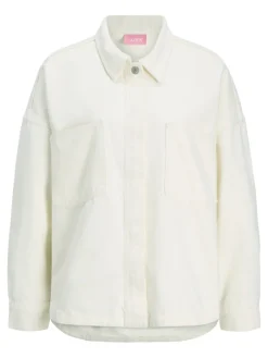 JJXX Jacken*JXJAMILA LS DENIM OVERSHIRT DNM white denim