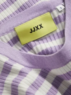 JJXX Pullover & Sweatshirts*JXJODI TIGHT STRIPE CREW NECK KNIT NOOS lilac breeze