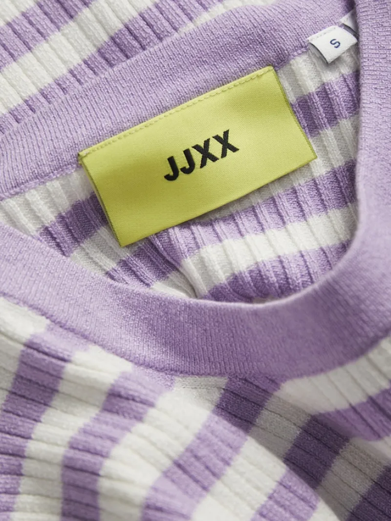JJXX Pullover & Sweatshirts*JXJODI TIGHT STRIPE CREW NECK KNIT NOOS lilac breeze