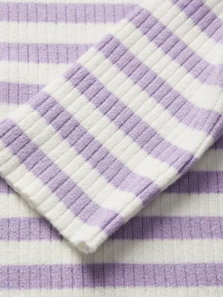 JJXX Pullover & Sweatshirts*JXJODI TIGHT STRIPE CREW NECK KNIT NOOS lilac breeze