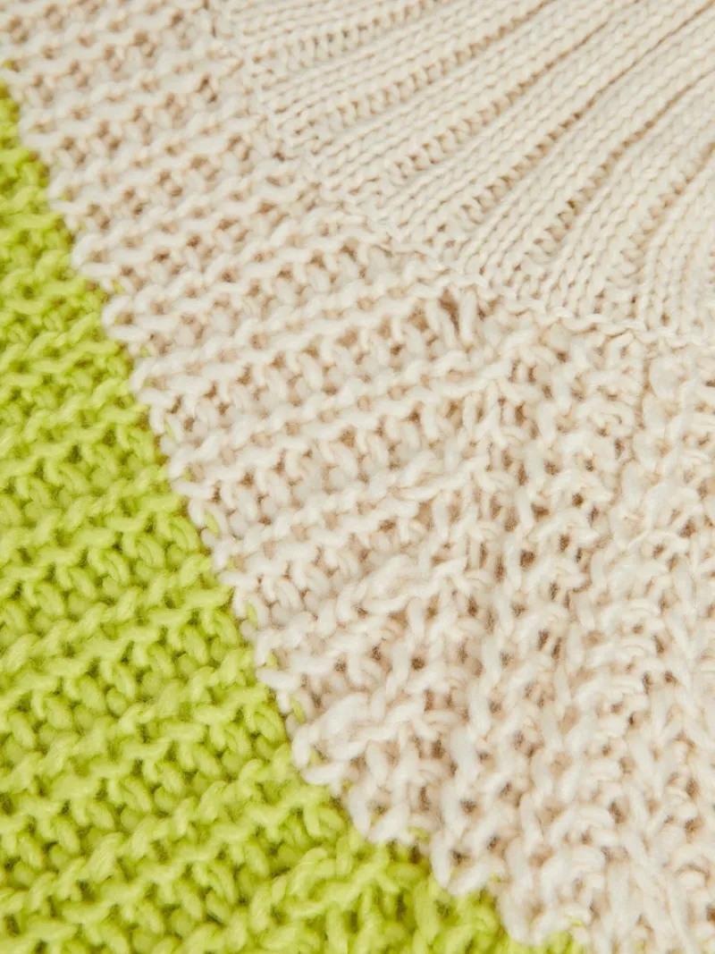 JJXX Pullover & Sweatshirts*JXKELVY CHUNKY STRIPE HIGH NECK KNIT SN bone white