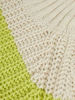 JJXX Pullover & Sweatshirts*JXKELVY CHUNKY STRIPE HIGH NECK KNIT SN bone white