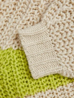 JJXX Pullover & Sweatshirts*JXKELVY CHUNKY STRIPE HIGH NECK KNIT SN bone white