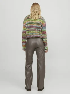 JJXX Hosen*JXKENYA FAUX LEATHER CARGO PANTS Morel