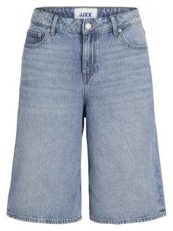 JJXX Shorts*JXLAURA LONG MW DENIM SHORTS DNM SN Light Blue Denim