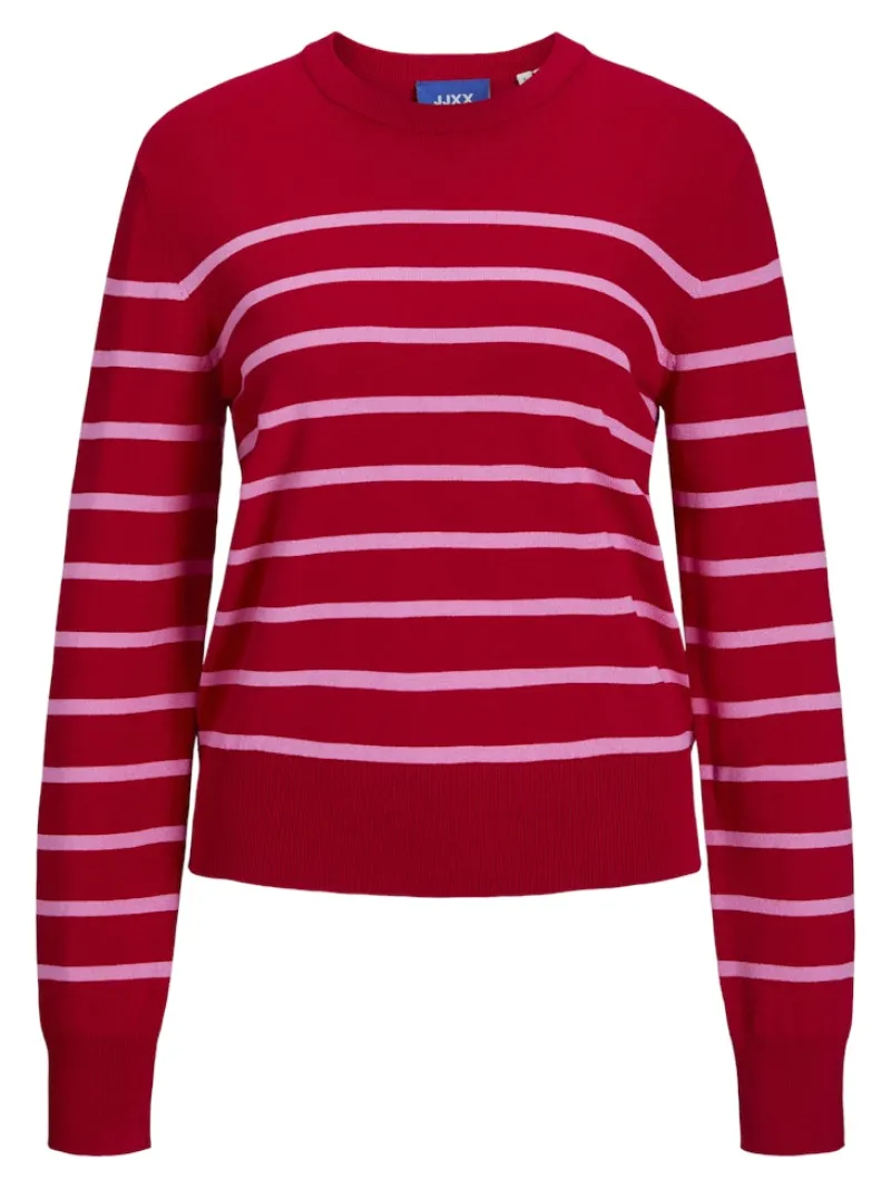 JJXX Pullover & Sweatshirts*JXLAYLA COMFY LS CREW NECK KNIT SN Racing Red