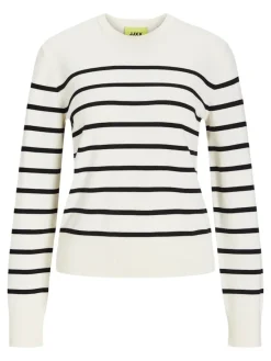 JJXX Pullover & Sweatshirts*JXLAYLA COMFY LS CREW NECK KNIT SN vanilla ice