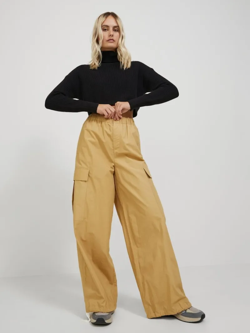 JJXX Pullover & Sweatshirts*JXLIV TWIST CROP HIGH NECK KNIT Black