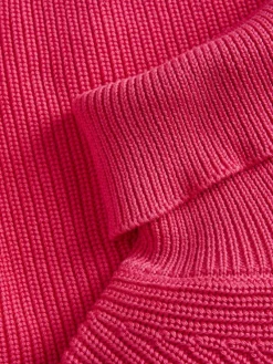 JJXX Pullover & Sweatshirts*JXLIV TWIST CROP HIGH NECK KNIT Raspberry Sorbet