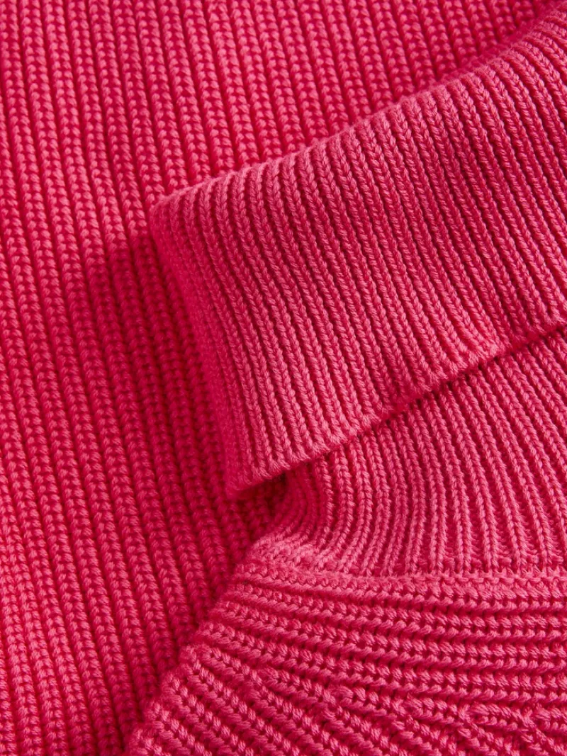 JJXX Pullover & Sweatshirts*JXLIV TWIST CROP HIGH NECK KNIT Raspberry Sorbet