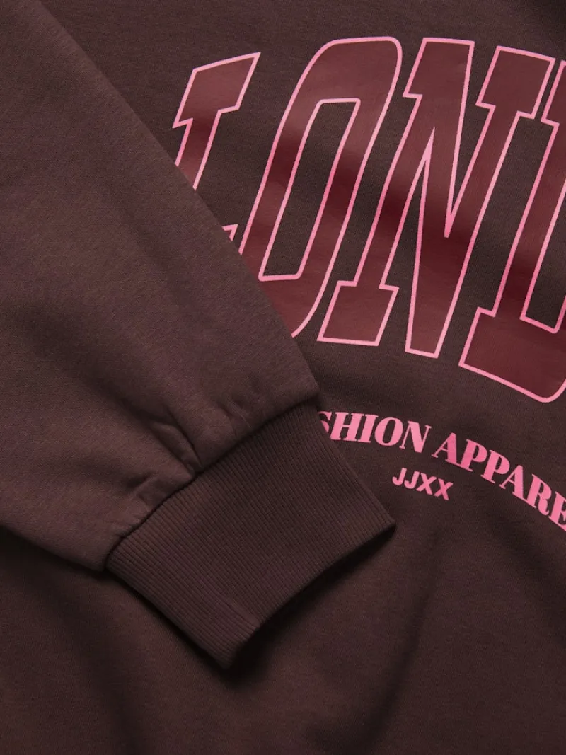 JJXX Pullover & Sweatshirts*JXMERLE RLX SHORT LS CREW SWT LN Sassafras