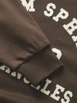 JJXX Pullover & Sweatshirts*JXMERLE RLX SHORT LS CREW SWT LN bracken