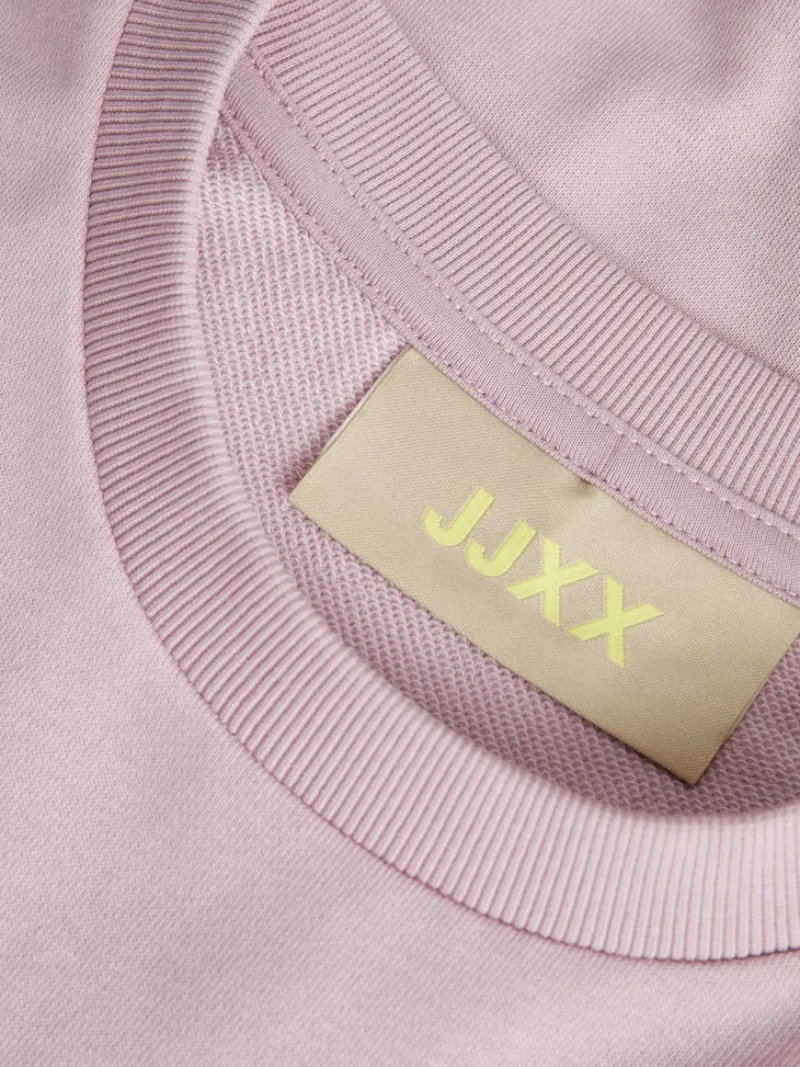 JJXX Pullover & Sweatshirts*JXMERLE SPRING RLX SHORT LS CREW SWT LN mauve shadows
