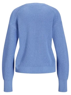 JJXX Pullover & Sweatshirts*JXMILA TWIST CREW NECK KNIT NOOS silver lake blue