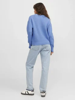 JJXX Pullover & Sweatshirts*JXMILA TWIST CREW NECK KNIT NOOS silver lake blue