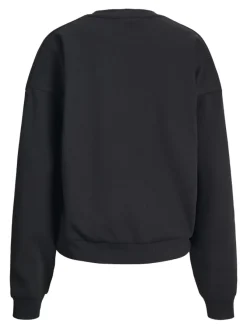 JJXX Pullover & Sweatshirts*JXMIMI RLX LS PRINT CREW SWT Black