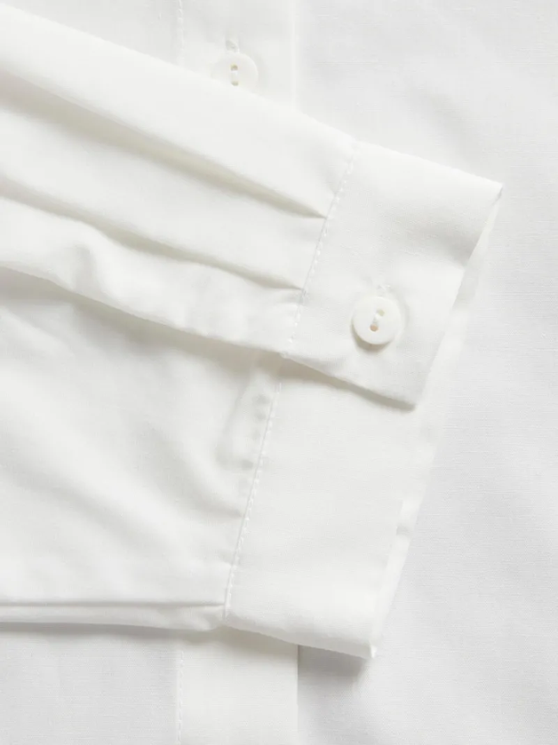 JJXX Blusen*JXMISSION LS OVERSIZE SHIRT NOOS white