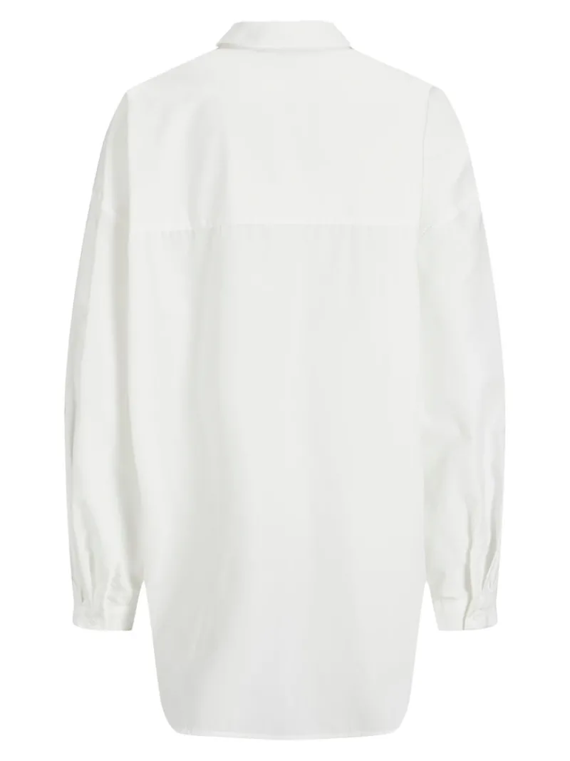 JJXX Blusen*JXMISSION LS OVERSIZE SHIRT NOOS white