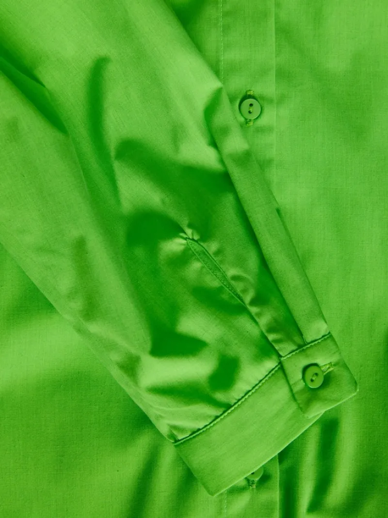 JJXX Blusen*JXMISSION LS OVERSIZE SHIRT NOOS green flash