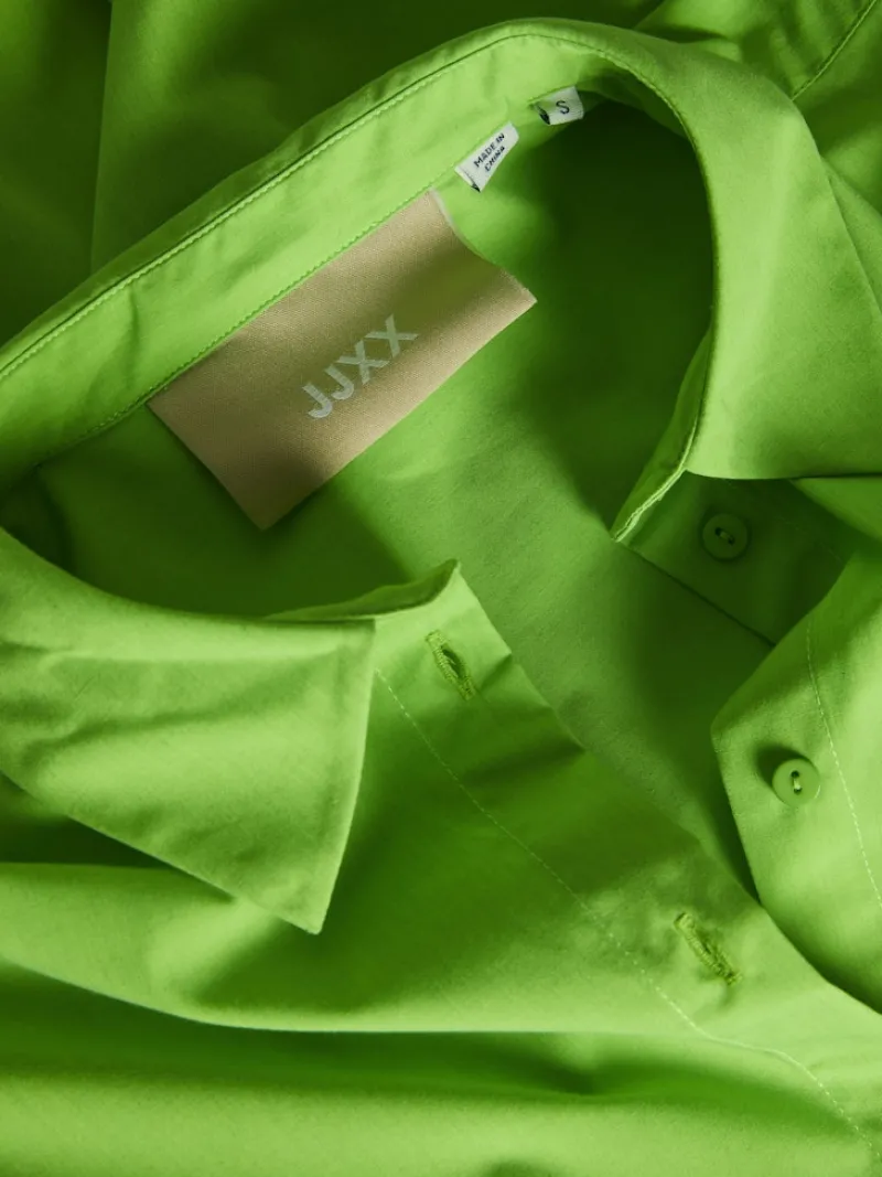 JJXX Blusen*JXMISSION LS OVERSIZE SHIRT NOOS green flash