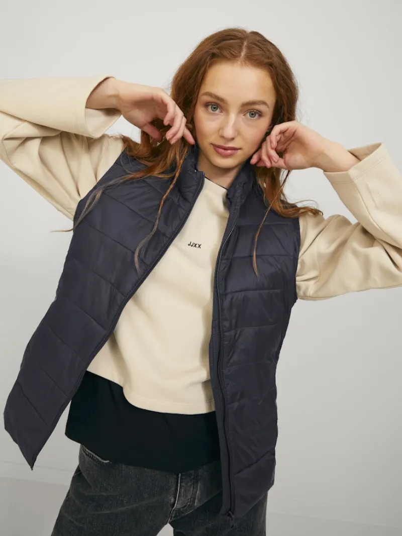 JJXX Westen*JXNORA LIGHTWEIGHT VEST OTW NOOS Black