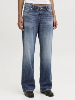 JJXX Jeans*JXPALERMO LOOSE LW JEANS R280 DNM SN Dark Blue Denim