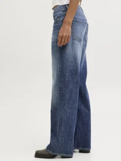 JJXX Jeans*JXPALERMO LOOSE LW JEANS R280 DNM SN Dark Blue Denim