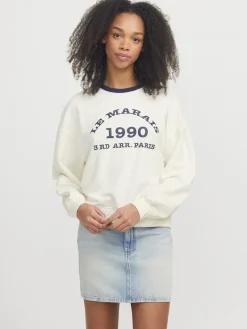 JJXX Pullover & Sweatshirts*JXPERLE RLX LS CREW SWEAT SWT vanilla ice