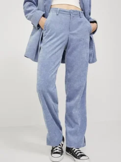 JJXX Hosen*JXPHOEBE REG CORD SLIT MW PANT daybreak