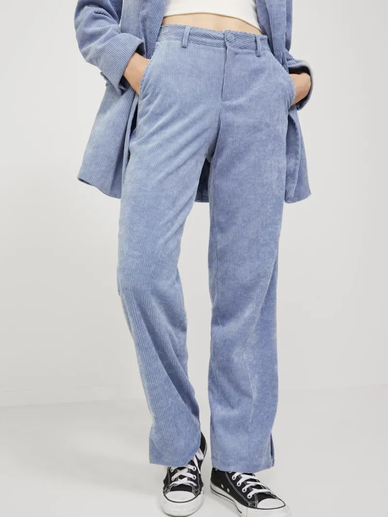 JJXX Hosen*JXPHOEBE REG CORD SLIT MW PANT daybreak