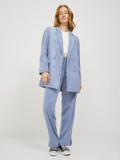 JJXX Hosen*JXPHOEBE REG CORD SLIT MW PANT daybreak