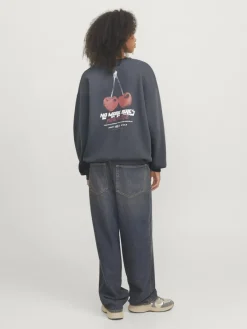 JJXX Pullover & Sweatshirts*JXSANDRA RLX LS CREW SWT Asphalt