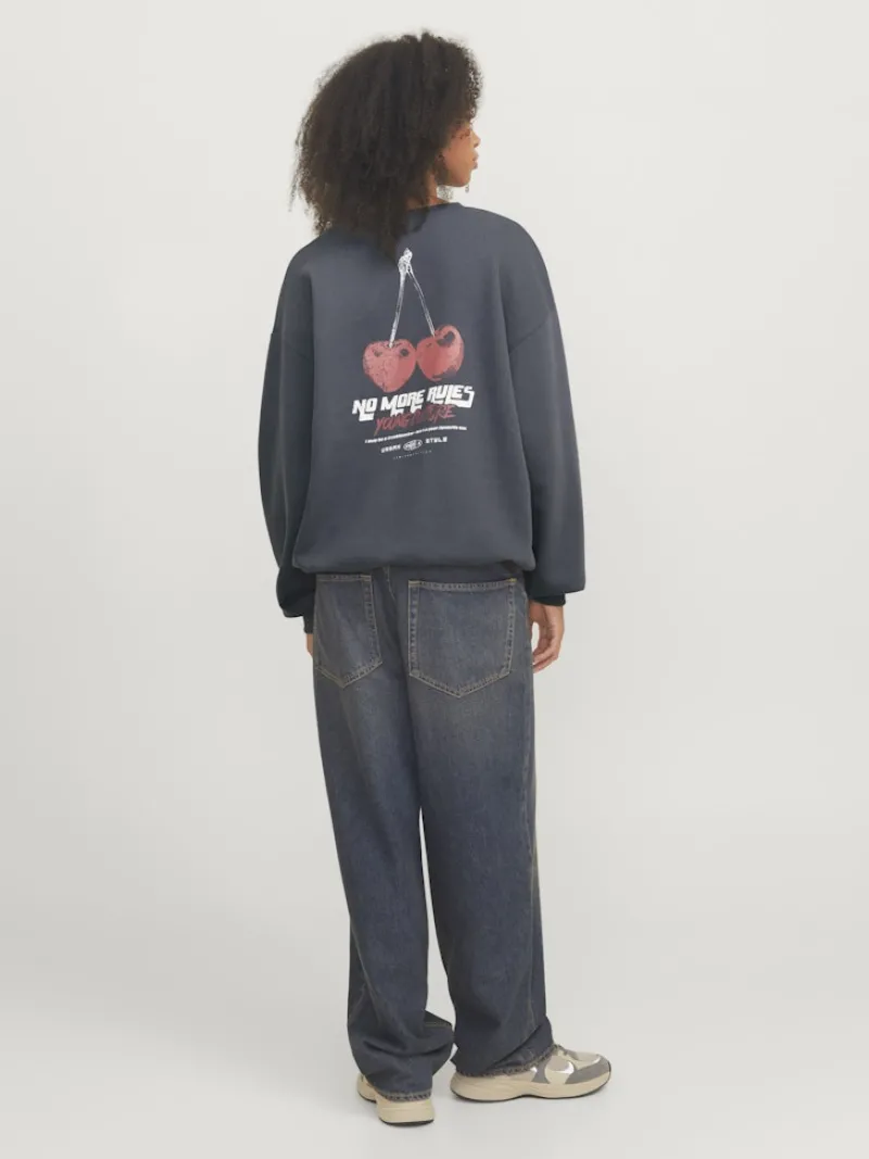 JJXX Pullover & Sweatshirts*JXSANDRA RLX LS CREW SWT Asphalt