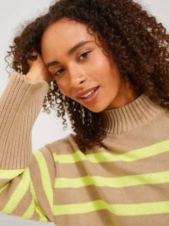 JJXX Pullover & Sweatshirts*JXSIA HIGH NECK KNIT cornstalk