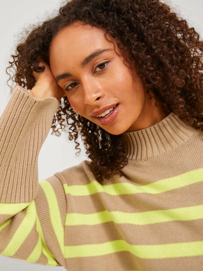 JJXX Pullover & Sweatshirts*JXSIA HIGH NECK KNIT cornstalk