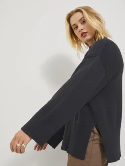 JJXX Pullover & Sweatshirts*JXSIANA TWIST HIGH NECK KNIT NOOS Black